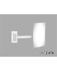 Sanco Cosmetic mirrors Μεγεθυντικός καθρέπτης x3 Λευκό ματ MR-305-Μ101