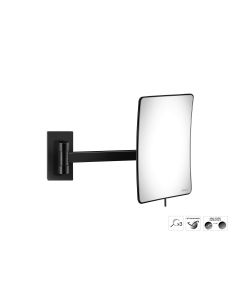 Sanco Cosmetic mirrors Μεγεθυντικός καθρέπτης x3 Μαύρο ματ MR-305-Μ116