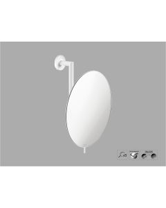 Sanco Cosmetic mirrors Μεγεθυντικός καθρέπτης x5 Λευκό ματ MR-764-Μ101