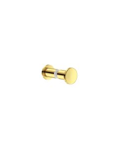 Sanco Glass Door Accessories Διπλό Πόμολο / Άγκιστρο PVD χρυσό ορείχαλκο γυαλιστερό SET-GL0670-PVD-02PL