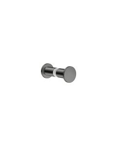 Sanco Glass Door Accessories Διπλό Πόμολο / Άγκιστρο PVD gun metal βουρτσιστό SET-GL0670-PVD-05BR