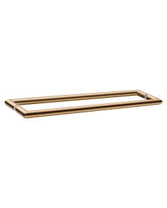 Sanco Glass Door Accessories Διπλή Λαβή / Πετσετοθήκη PVD θερμό μπρονζέ γυαλιστερό SET-GL0715-PVD-01PL