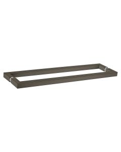 Sanco Glass Door Accessories Διπλή Λαβή / Πετσετοθήκη Σκούρο μπρονζέ ματ SET-GL0723-DM25