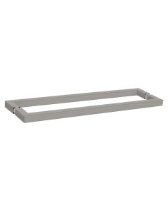 Sanco Glass Door Accessories Διπλή Λαβή / Πετσετοθήκη Γκρι τσιμέντου ματ SET-GL0723-M104