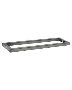 Sanco Glass Door Accessories Διπλή Λαβή / Πετσετοθήκη PVD gun metal βουρτσιστό SET-GL0723-PVD-05BR