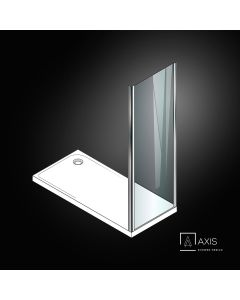 Σταθερό πλαϊνό κρύσταλλο πόρτας ντουζιέρας AXIS Side Panel 70 ρυθμιζόμενη διάσταση από 67 έως 69εκ., Clean Glass Chrome SPX70C-100