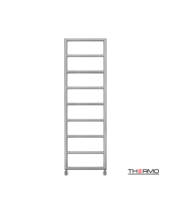 Θερμαινόμενη Πετσετοκρεμάστρα μπάνιου Inox TEMPO 150x50 Brushed TEM15050-111