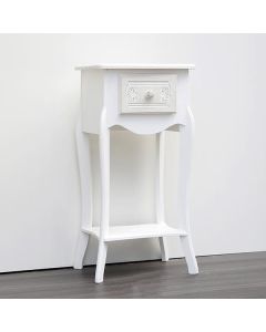 ΚΟΜΟΔΙΝΟ ΞΥΛΙΝΟ ΛΕΥΚΟ 34x28x71cm Eurolamp 750-35518