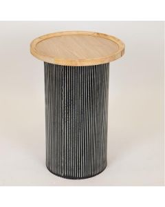 ΒΟΗΘΗΤΙΚΟ ΤΡΑΠΕΖΑΚΙ ΞΥΛΙΝΟ NATURAL 35x35x51cm Eurolamp 750-40513