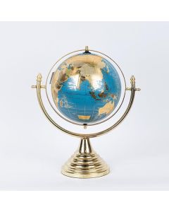 ΥΔΡΟΓΕΙΟΣ ΜΕΤΑΛΛΙΚΗ ΧΡΥΣΗ - ΜΠΛΕ 20x31x36cm Eurolamp 752-19038