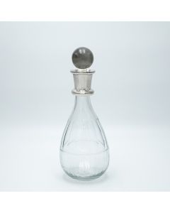 ΚΑΡΑΦΑ ΓΥΑΛΙΝΗ-ΜΕΤΑΛΛΙΚΗ ΑΣΗΜΙ 28x10.5cm Eurolamp 819-01271