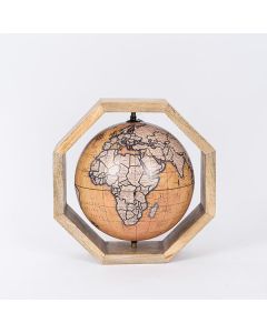 ΥΔΡΟΓΕΙΟΣ ΜΕΤΑΛΛΙΚΗ ΧΡΥΣΗ 20x27x27cm Eurolamp 752-19018