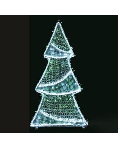 ΕΠΑΓΓΕΛΜΑΤΙΚΟ ΣΧΕΔΙΟ, ΔΕΝΤΡΟ 3D, ΛΕΥΚΗ LED ΦΩΤΟΣΩΛΗΝΑ, ΠΡΑΣΙΝΟ ΚΑΙ ΛΕΥΚΟ LED, 150x80x20cm, IP65 Eurolamp 600-23409