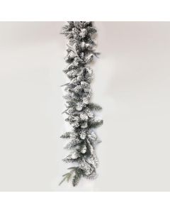 ΓΙΡΛΑΝΤΑ ΧΙΟΝΙΣΜΕΝΗ, PE KAI PVC, 200cm Eurolamp 600-30637