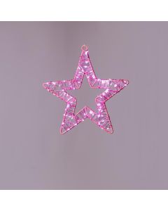ΑΣΤΕΡΙ ΦΩΤΙΖΟΜΕΝΟ 23cm, 80 ΜΙΝΙ LED, 4,5V ΜΕΤΑΣΧΗΜΑΤΙΣΤΗ, ΡΟΖ ΜΕΤΑΛΛΙΚΟΣ ΣΚΕΛΕΤΟΣ, ΡΟΖ ΧΑΛΚΙΝΟ ΚΑΛΩΔΙΟ, ΡΟΖ ΜΙΝΙ LED, ΠΡΟΕΚΤΑΣΗ ΠΑΡΟΧΗΣ 5m, IP44 Eurolamp 600-22553