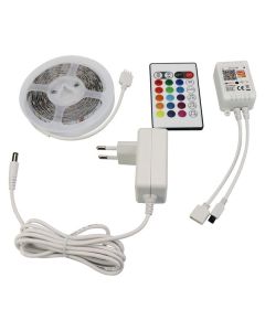 ΤΑΙΝΙΑ LED KIT 3 ΜΕΤΡΩΝ RGB 12V +DRIVER + Wifi CONTROLLER Eurolamp 145-70047