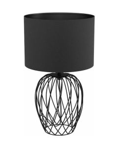 Eglo Nimlet Πορτατίφ με Μαύρο Καπέλο και Μαύρη Βάση 43653