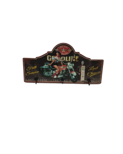 Κρεμάστρα Vintage Ξύλινη 3 Θέσεων 60x30cm Etoile NN-597A