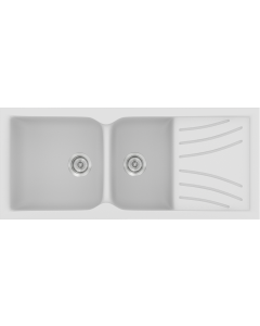 Sanitec Νεροχύτης 323 Classic 115×50 323-00-White