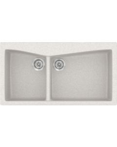 Sanitec Νεροχύτης 326 Classic 93×51 326-14-Metallic-Ice
