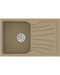Sanitec Νεροχύτης 327 Classic 78×50 327-15-Metallic-Cream