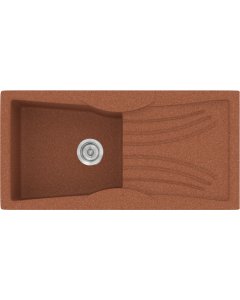 Sanitec Νεροχύτης 328 Classic 99×51 328-20-Granite-Terracota