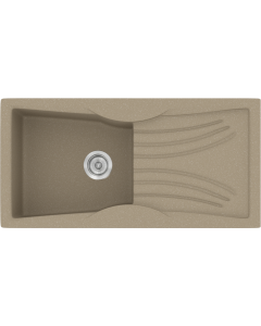 Sanitec Νεροχύτης 328 Classic 99×51 328-42-Granite-Taupe
