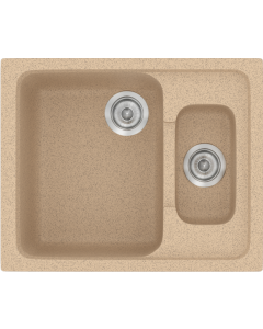 Sanitec Νεροχύτης 330 Classic 62×51 330-10-Granite-Beige