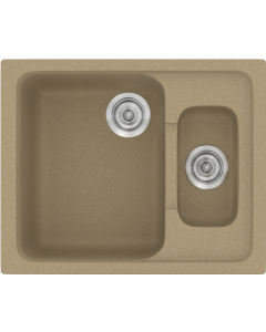 Sanitec Νεροχύτης 330 Classic 62×51 330-15-Metallic-Cream