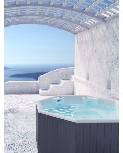 Sanitec SPA Medusa 4623-anthracite-black-matte