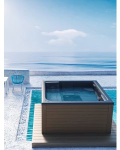 Sanitec SPA Riviera 4656-darkbrown-white-matte