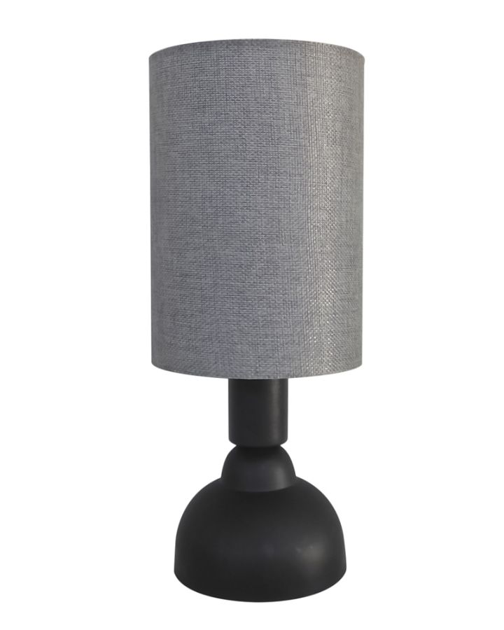 ΠΟΡΤΑΤΙΦ TL-09/Φ14 BLACK-ΓΚΡΙ ΣΩΛΗΝΑ KYΛΙΝ.ΑΜΠΑΖΟΥΡ Ε/27 Heronia 09-0235