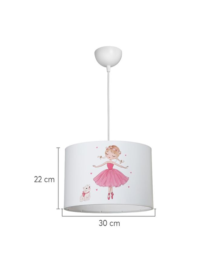 KID-BALLARINA 1L Φ30 ΚΡΕΜΑΣΤΟ Ε/27 Heronia 36-0039