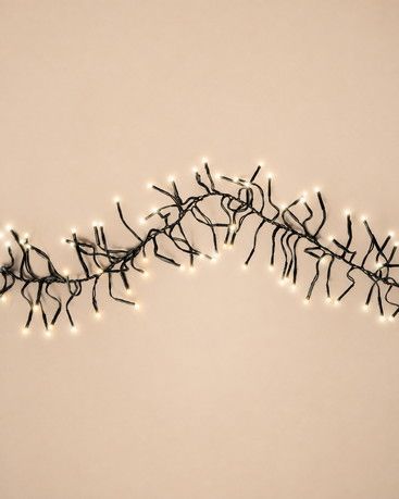 400Led Λαμπάκια Φοίνικας Επεκτεινόμενα Ip44 ,Με Πράσινο Καλώδιο/Θερμό Λαμπάκι , 6,7 Μέτρα (Kelvin: 2.500 - 3.000) Lianos 80235