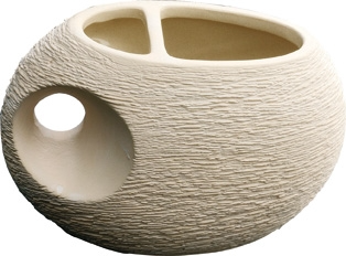 Ποτηροθήκη Κεραμικό Λευκό Bronze Art Επικαθήμενα DG01-05-03