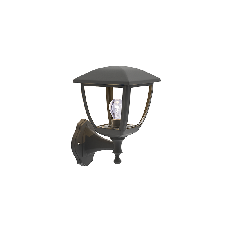 it-Lighting Avalanche 1xE27 Outdoor Wall Lamp Black D:22cmx30cm 80201214