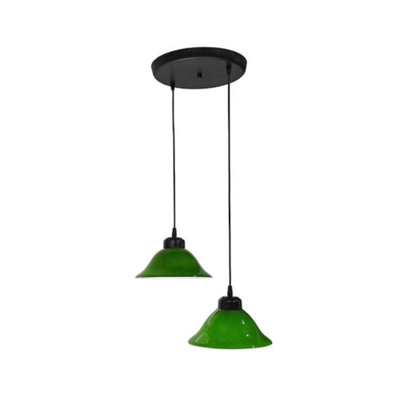 GREEN PENDEL 2/L φωτιστικό οροφής/κρεμαστό ανισόπεδο Ε/27 Heronia 02-0358