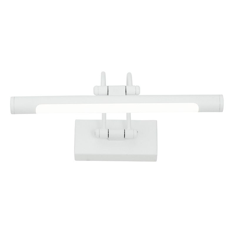 InLight Επιτοίχιο φωτιστικό LED 12W 3000K από λευκό μέταλλο και ακρυλικό D:60cm 1044-Α-Λευκό