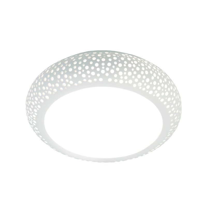 InLight Πλαφονιέρα οροφής λευκή από γύψο 3XE27 D:40cm 42155-B