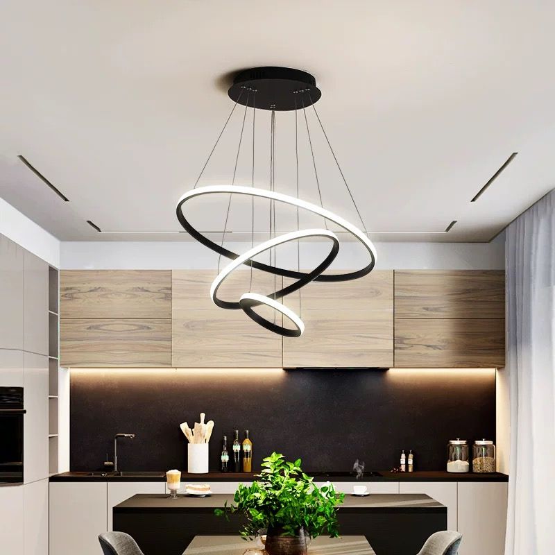 SE LED 80 STELINA PENDANT BLACK 80-60-40cm 84w  3CCT IP20 220V 2 YEARS WARRANTY A1 HOMELIGHTING 77-50637