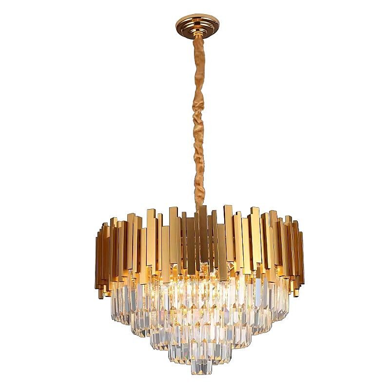 SE21-14-11 IMPERIAL CASCADE GOLD Φ60*42-120cm E14*11 2 YEARS WARRANTY HOMELIGHTING 77-51205