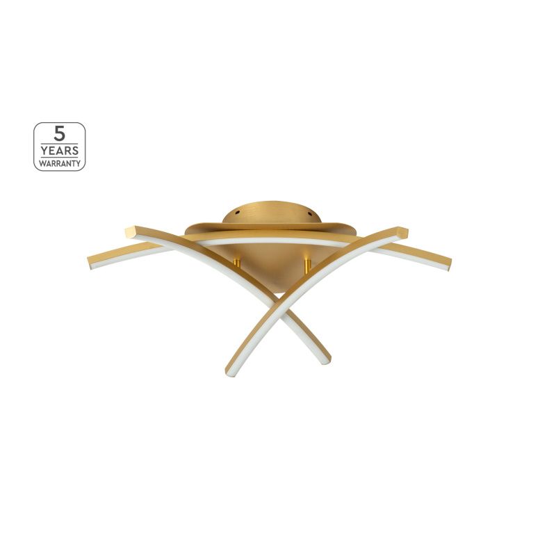 SE LED 65-3 XENA CEILING BRUSHED GOLD HOMELIGHTING 77-8173