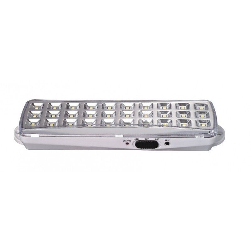 Φωτιστικό Επαναφορτιζόμενο Επίτοιχο 60 Led 6w 6500K Λευκό / Χρώμιο Universe LT-9060S