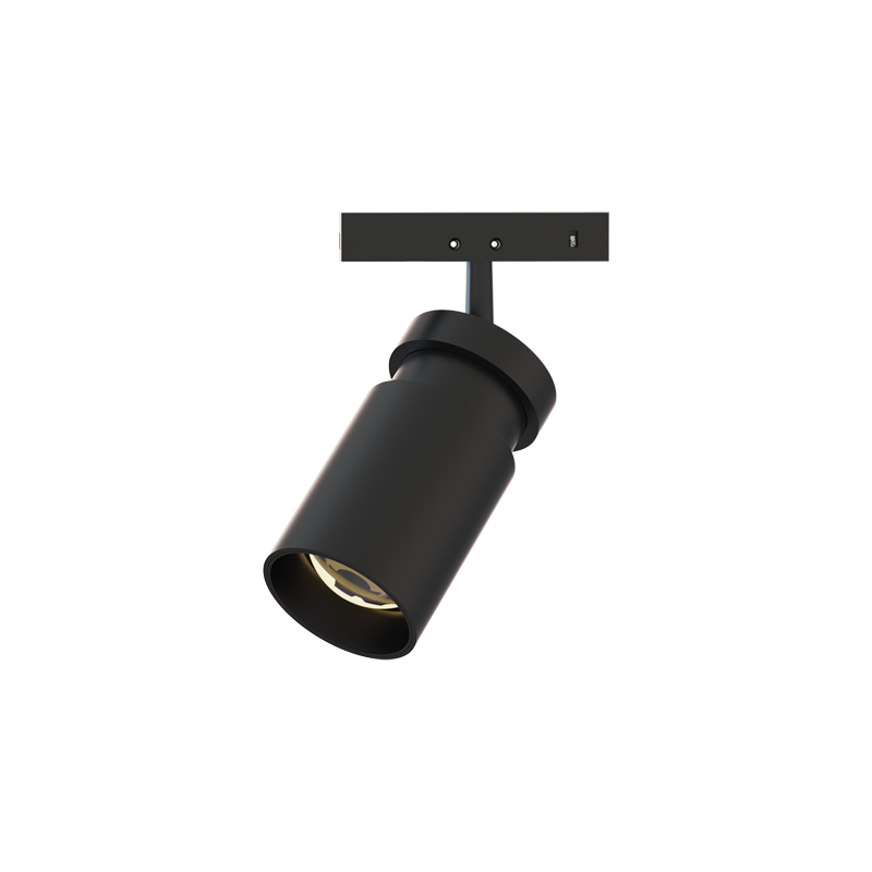 ΜΙΝΙ ΜΑΥΡΟ ZOOMABLE ΜΑΓΝΗΤΙΚΟ ΣΠΟΤ 24V DC 5W 3000K 470LM max. 20-60° RA90 5YRS Φ35,4*55(81)ΜΜ ACA TEDNA530B