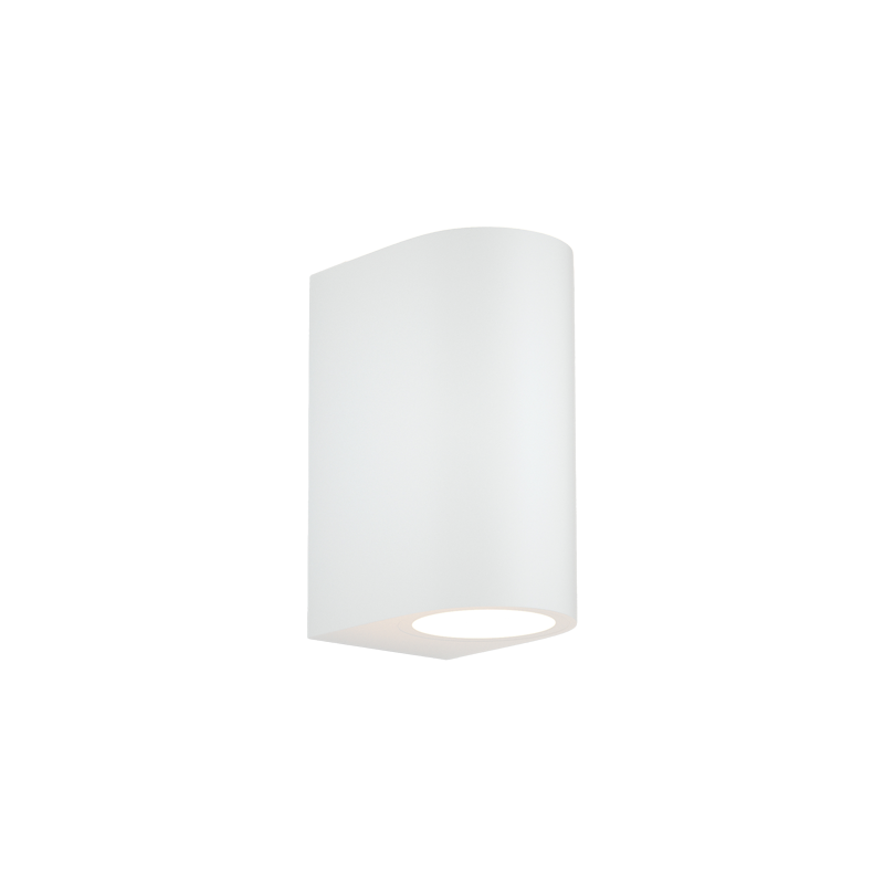 it-Lighting Michigan 2xGU10 Outdoor Up-Down Wall Lamp White D:14.7cmx9cm 80200124