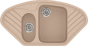Sanitec Νεροχύτης 302 Classic 96×51 302-21-Granite-Sand