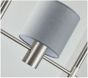 SE21-NM-120-SH3 ADEPT NICKEL MATT PENDANT BROWN SHADE+ HOMELIGHTING 77-8292