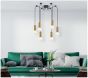 SE21-GM-4-BL6  ADEPT TUBE Gold Matt Pendant+ HOMELIGHTING 77-8568