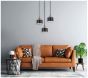 SE21-BR-10-3BL-MS1 MAGNUM BRONZE Black Metal Shade Pendant+ HOMELIGHTING 77-8764