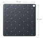Ribb Αντιολισθητικό Πατάκι 55x55cm Anthracite with Black Hook Sealskin  800621